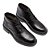 Bota Masculina Doha em Couro Preto - Democrata - Imagem 2