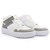 Tênis Feminino Plataforma Cano Médio Branco e Cinza - Vizzano - Imagem 2