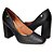 Scarpin Feminino Salto Bloco Alto - Preto - Vizzano - Imagem 2