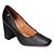 Scarpin Feminino Salto Bloco Alto - Preto - Vizzano - Imagem 1