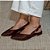 Sapatilha Feminina Camurça Slingback Chanel Chocolate - Vizzano - Imagem 3