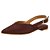 Sapatilha Feminina Camurça Slingback Chanel Chocolate - Vizzano - Imagem 1