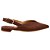 Sapatilha Feminina Camurça Slingback Chanel Chocolate - Vizzano - Imagem 2