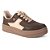 Tênis Feminino Casual Urbano Camurça - Marrom - Dakota - Imagem 1