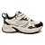 Tênis Feminino Casual Nobuck Mesh 1997 Off White e Preto e Verde - Via Marte - Imagem 2