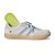 Tênis Feminino Casual Retrô em Couro Branco e Azul - Kolosh - Imagem 5