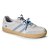 Tênis Feminino Casual Retrô em Couro Branco e Azul - Kolosh - Imagem 1