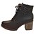 Bota Feminina Coturno Almeria em Couro Marrom - Dakota - Imagem 3