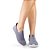 Tênis Feminino Knit Slip On Anatômico - Cinza Mescla - Softli - Imagem 5