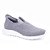Tênis Feminino Knit Slip On Anatômico - Cinza Mescla - Softli - Imagem 1