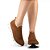 Tênis Feminino Knit Slip On Anatômico - Caramelo - Softli - Imagem 4