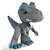 Boneco Vinil Jurassic World Explorers Baby Velociraptor Blue 23cm - Pupee - Imagem 1
