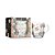 Caneca de Vidro Elegance - Nos Faz Bem - 300ml - Brasfoot - Imagem 1