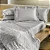 Jogo de Cama Cetim Sublime 300 Fios - Queen - Cinza Grife - Altenburg - Imagem 2
