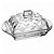 Manteigueira de Cristal Diamond - 17cm - Lyor - Imagem 1