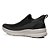 Tênis Masculino Esportivo Knit Tecido Preto - Pegada - Imagem 3