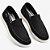Mocassim Masculino em Couro Camurça Prisma - Preto - Ferracini - Imagem 2