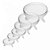 Kit 6 Tampas Flexíveis de Silicone Redonda - Lyor - Imagem 1