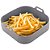 Forma de Silicone Quadrada para Air Fryer 20cm - Cinza - Lyor - Imagem 2