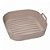 Forma de Silicone Quadrada para Air Fryer 22cm - Bege - Lyor - Imagem 1