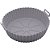 Forma de Silicone Redonda para Air Fryer 19cm - Cinza - Lyor - Imagem 1