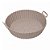 Forma de Silicone Redonda para Air Fryer 21cm - Bege - Lyor - Imagem 1