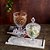 Potiche de Cristal com Pé Diamond - 32cm - Lyor - Imagem 3