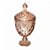 Potiche de Cristal com Pé Diamond Âmbar - 32cm - Lyor - Imagem 2