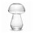 Vaso Decorativo de Vidro Cogumelo - 14cm - Lyor - Imagem 1