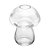 Vaso Decorativo de Vidro Cogumelo - 14cm - Lyor - Imagem 2