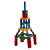 Pinos de Montar Divertido Monta Blocks 102 Peças - GGB Brinquedos - Imagem 2