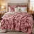 Manta Comfort Color - King - Mármore Rosa - Kalux - Imagem 1