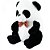 Pelúcia Urso Panda com Gravata 30cm - Fofy Toys - Imagem 2