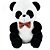 Pelúcia Urso Panda com Gravata 30cm - Fofy Toys - Imagem 1