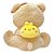 Pelúcia Ursa Sentada Charmosa 30cm - CAA Toys - Imagem 2