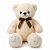 Urso de Pelúcia Laço Marrom 45cm - Fofy Toys - Imagem 1