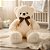Urso de Pelúcia Laço Marrom 45cm - Fofy Toys - Imagem 2