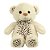 Pelúcia Urso com Laço de Bolinha 40cm - Zoop Toys - Imagem 1