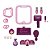 Maleta de Maquiagem Fashion Penteadeira 2 em 1 - DM Toys - Imagem 4
