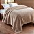 Manta Flannel Bouclé Golden - Casal - Bege - Rozac - Imagem 1
