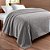 Manta Flannel Bouclé Golden - Casal - Cinza - Rozac - Imagem 1