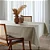 Toalha de Mesa Quadrada Linhares 8 Lugares - Natural - Döhler - Imagem 1