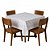 Toalha de Mesa Quadrada Renova 4 Lugares - Iris - Döhler Clean - Imagem 2