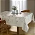 Toalha de Mesa Retangular Arabella - Diana - 6 Lugares - Döhler - Imagem 1