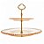 Prato Duplo para Doces Pearl Cristal Âmbar - 32cm - Wolff - Imagem 2