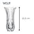 Vaso de Vidro Tulipa - 22,5cm - Wolff - Imagem 3