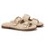 Sandália Feminina Rasteira Slide Ultra Soft Fivela - Creme - Modare Ultraconforto - Imagem 2