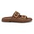 Sandália Feminina Rasteira Slide Ultra Soft Fivela - Avelã - Modare Ultraconforto - Imagem 3