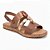 Sandália Feminina Floather Itália - Bronze - Modare Ultraconforto - Imagem 1
