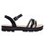 Sandália Feminina Flat Brilho - Preto - Modare Ultraconforto - Imagem 2